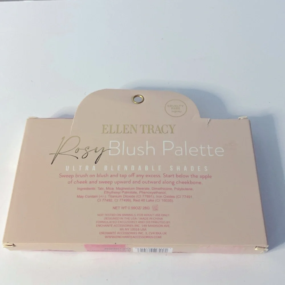 Ellen Tracy Rosy Blush Palette – 4 Ultra Blendable Shades